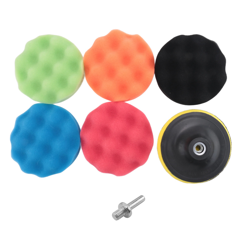 Polish Pad Set Buffer - ABJA-8Pcs/Set Car Sponge Polishing Pad Set