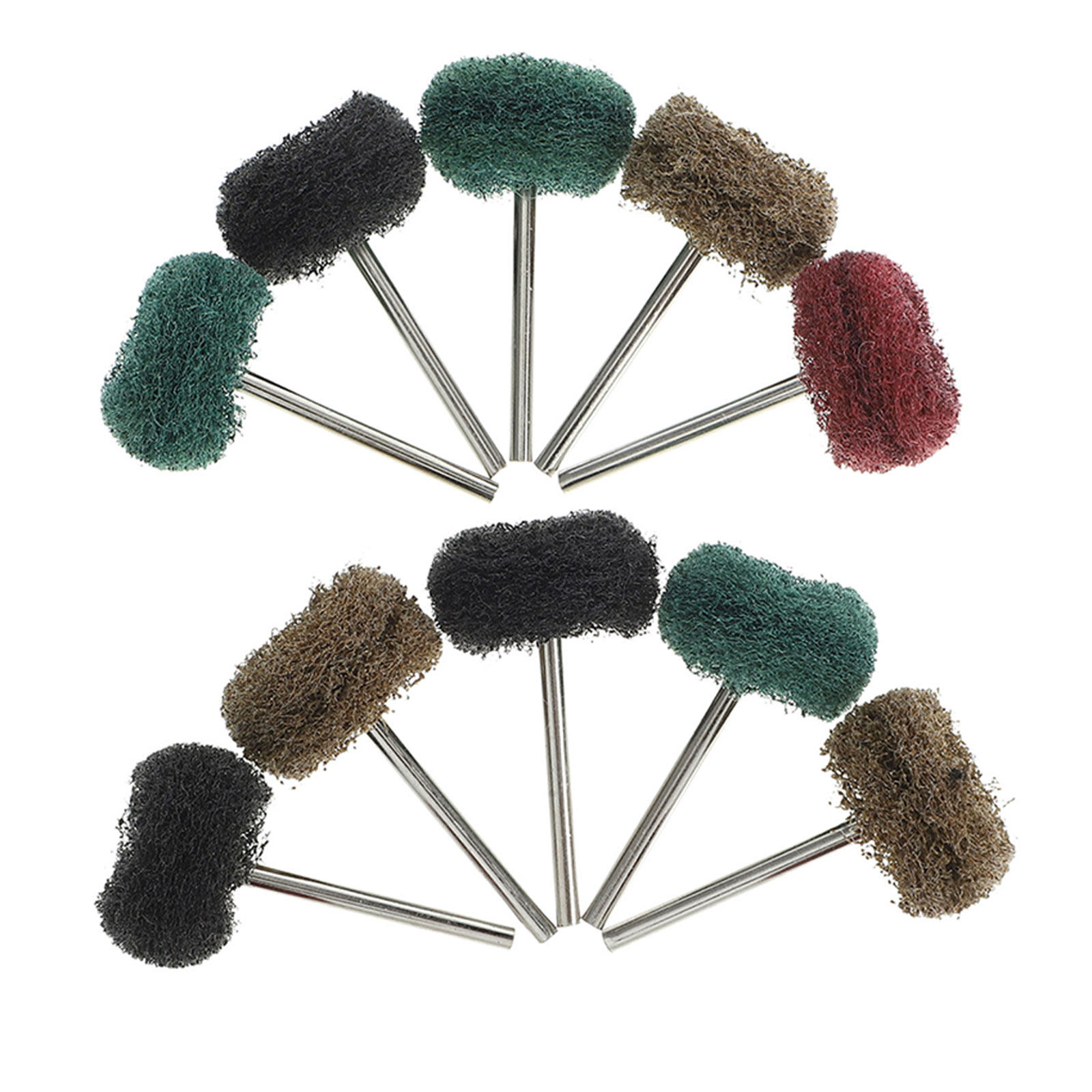 Polish Pad Set Buffer - 24Pcs Nylon Fiber Polishing Buffing Wheels