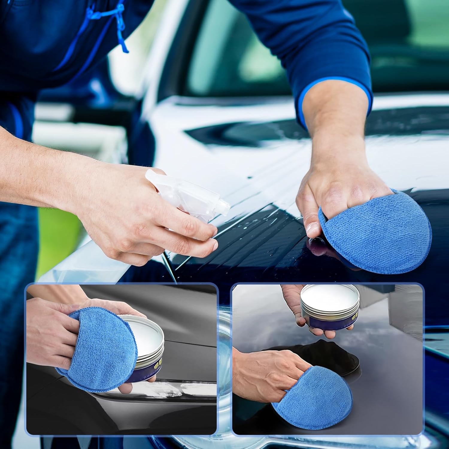 Auto Cleaning Sponge Brush Wax - đánh giá và giá Wax Applicator Pad