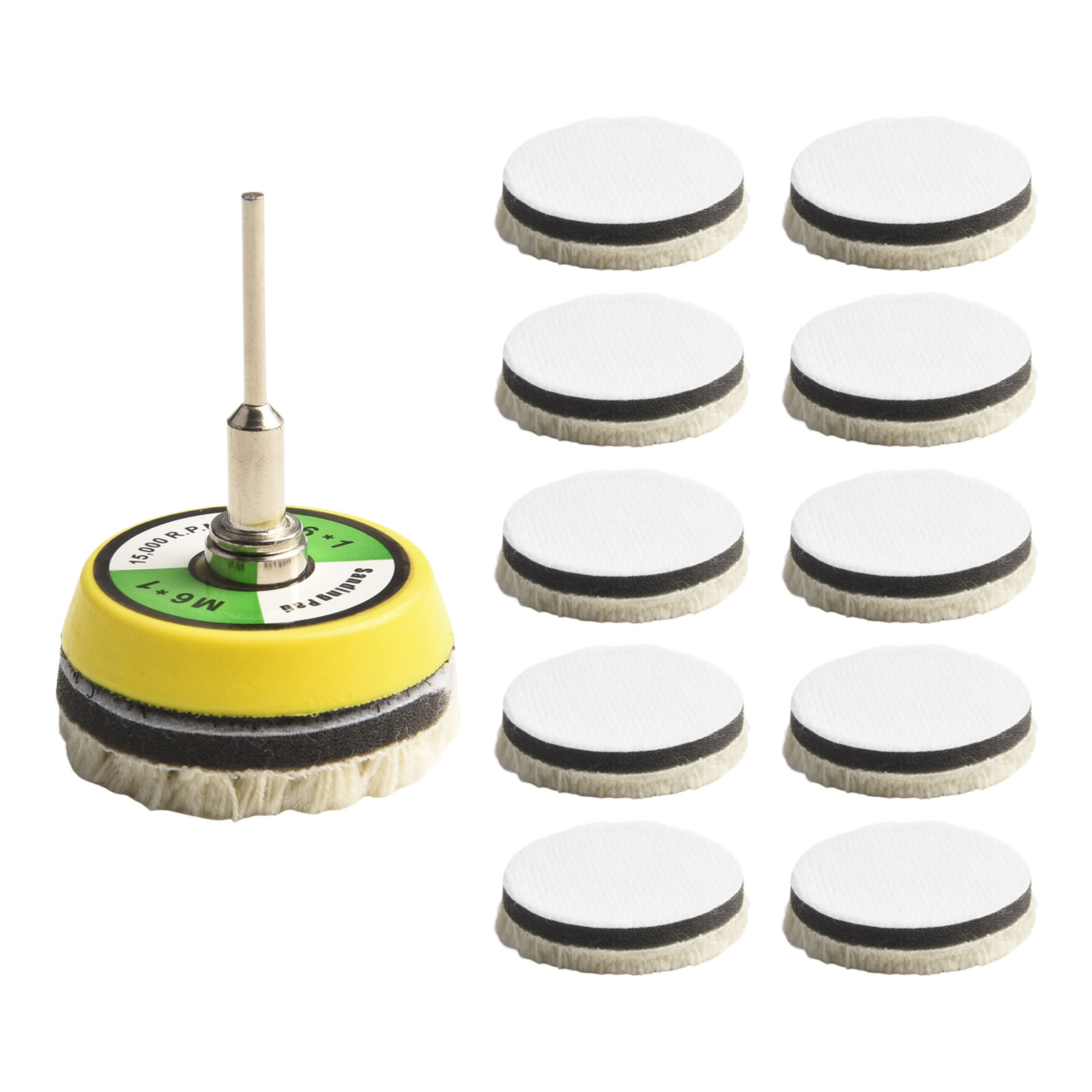 Buffing Pads Wool Polishing Pa - đánh giá và giá Polish Pad Set Buffer
