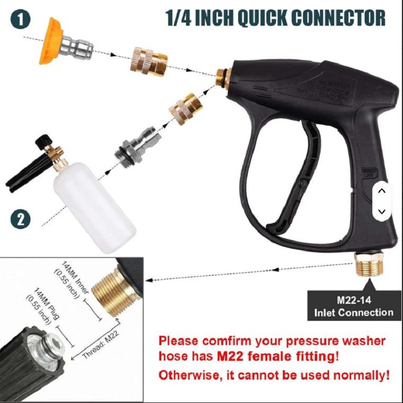 Car Washer High Pressure Wash  - đánh giá và giá Pressure Washer Foam Gun