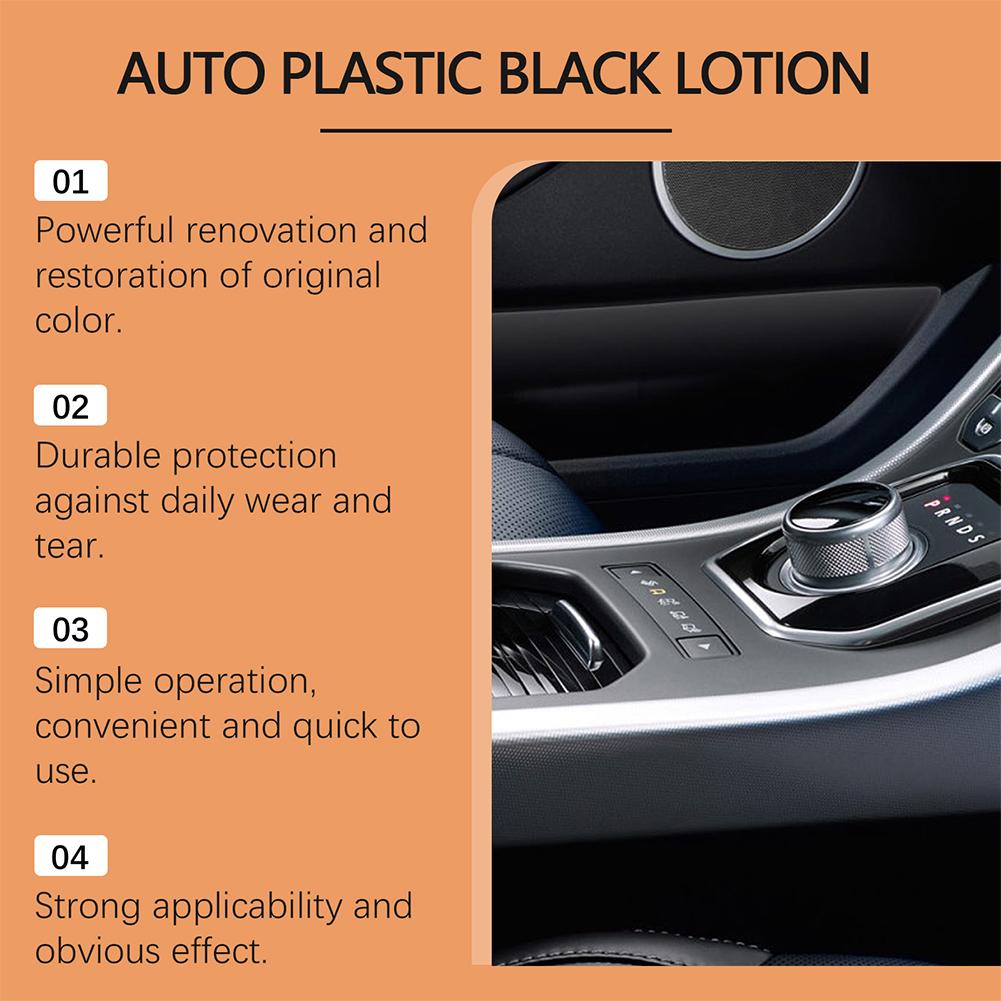 100/200ml Car Plastic Black Re - đánh giá và giá Trim Restorer Plastic